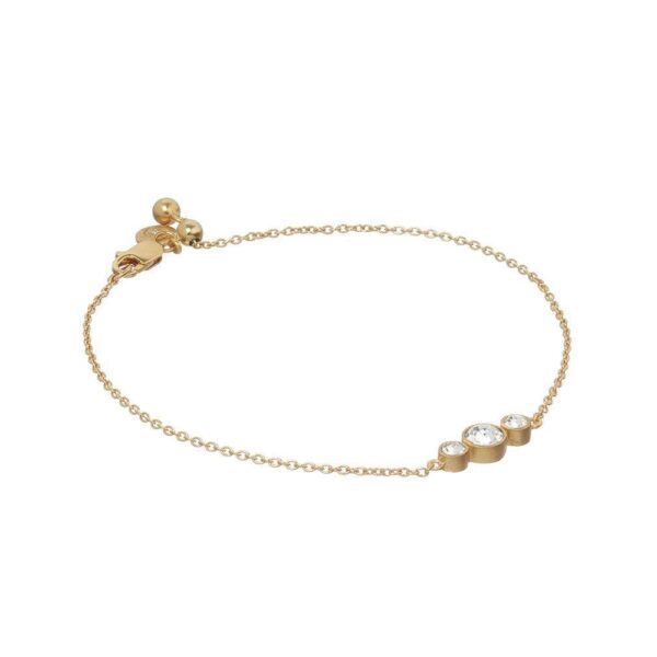 Glow Armbånd FG – 18 kt forgyldt armbånd i glat, minimalistisk design fra Spinning Jewelry