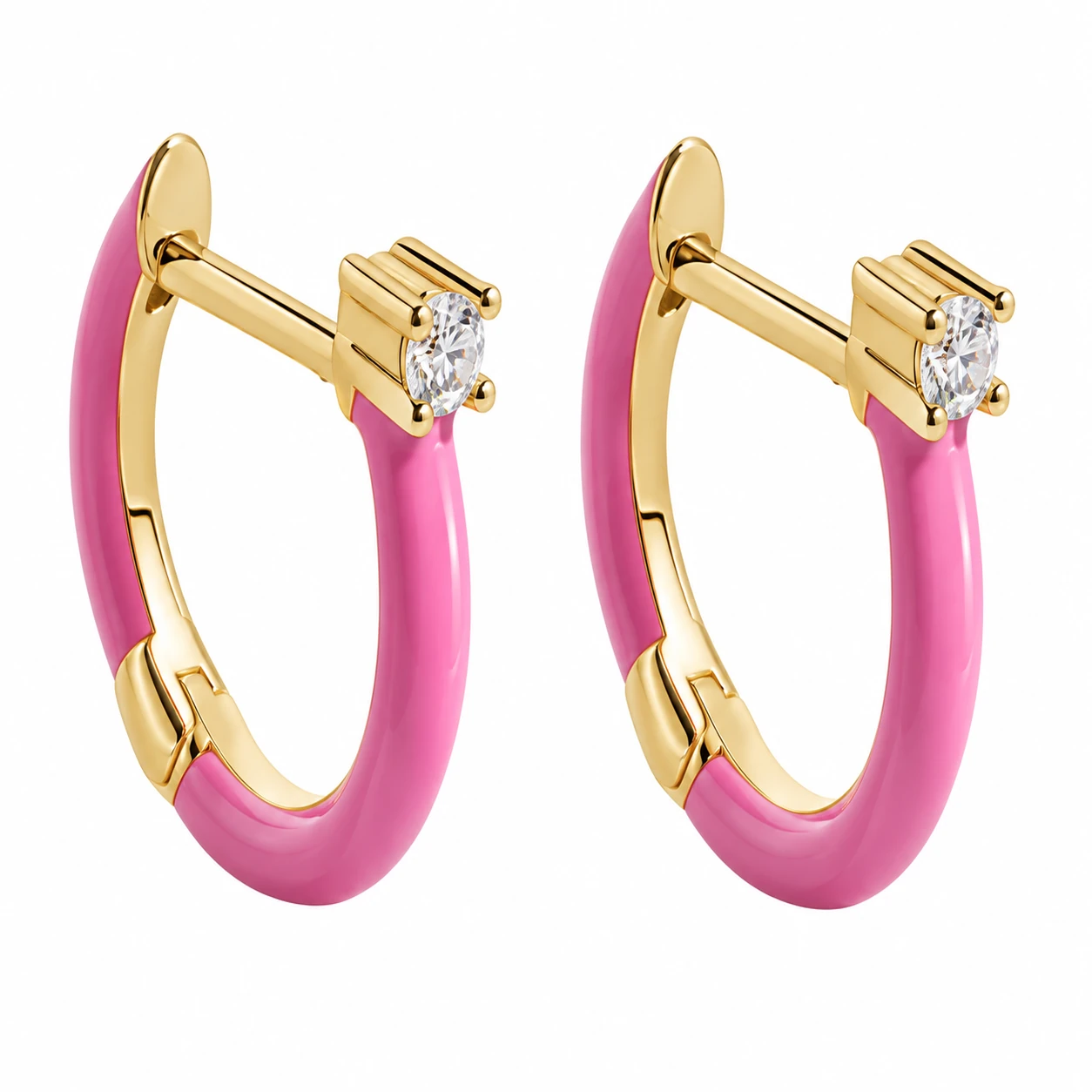 Colourhoop Pink creoler GP 1 Colourhoop Pink creoler GP