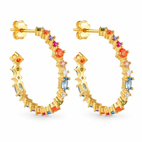 Rainbow Øreringe GP – Spinning Jewelry