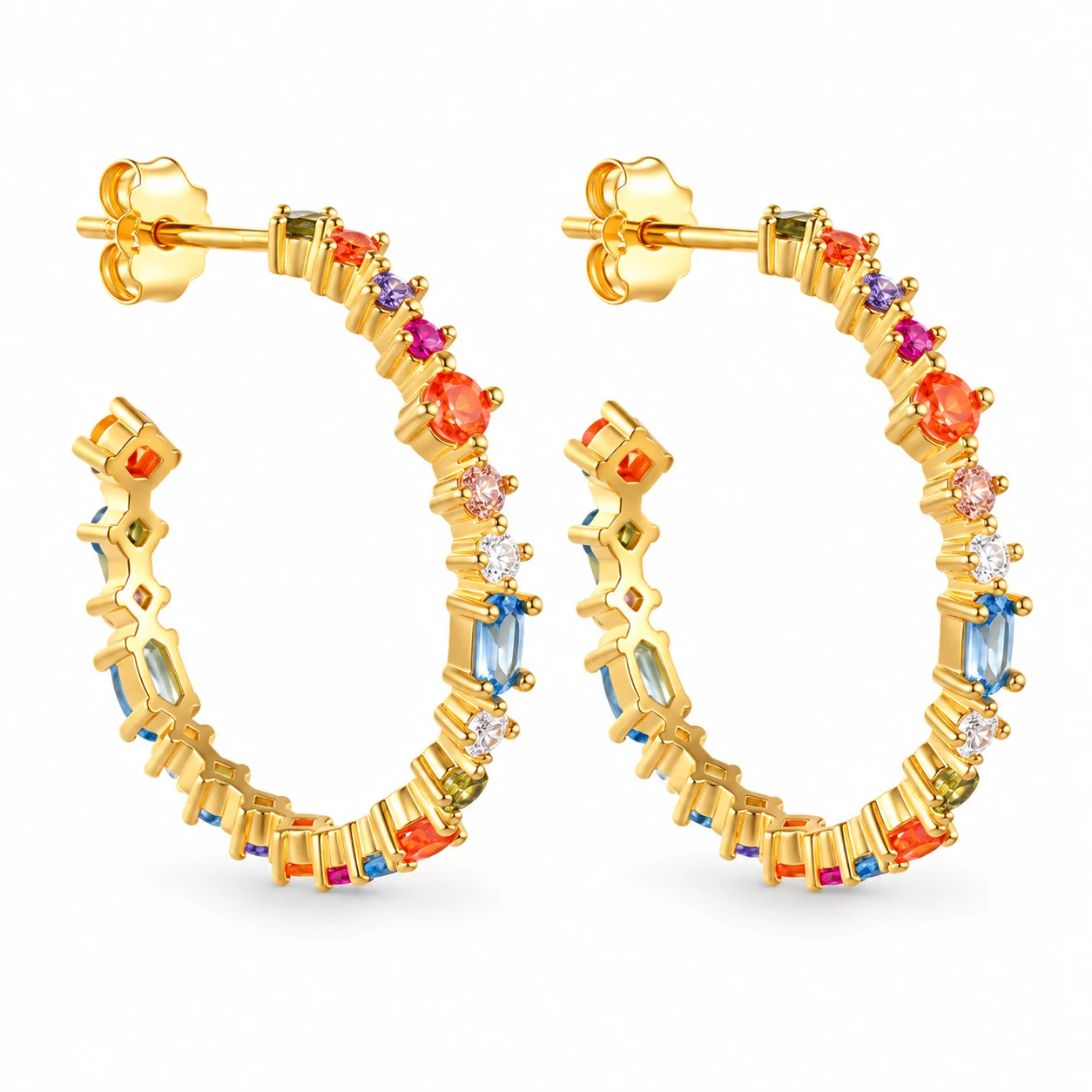 Rainbow Øreringe GP 1 Rainbow Øreringe GP – Spinning Jewelry