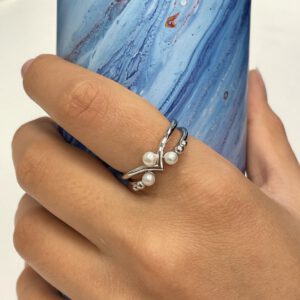 Victory Open Pearl Ring RH