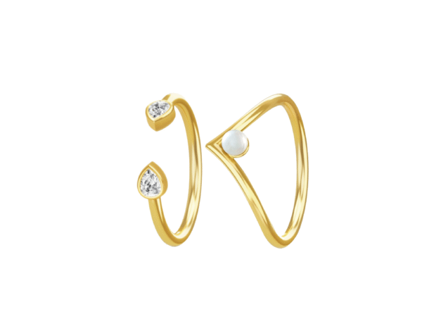 Victory Teardrop Pearl Ring GP