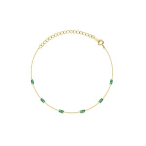 Spinning Jewelry Green chain armbånd
