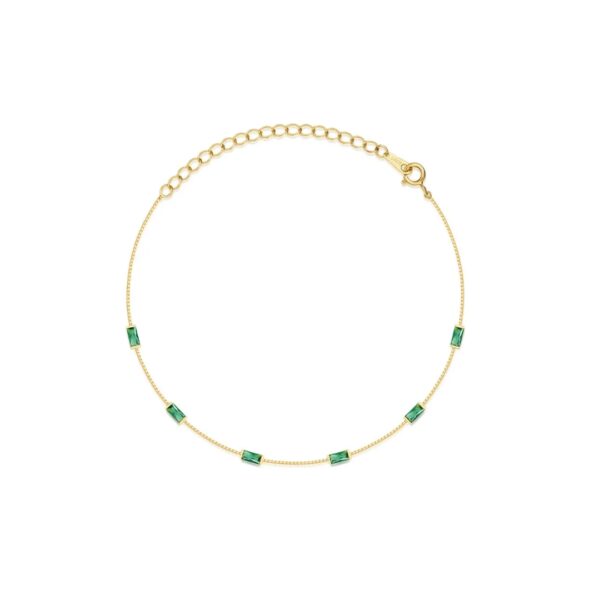 Spinning Jewelry Green chain armbånd