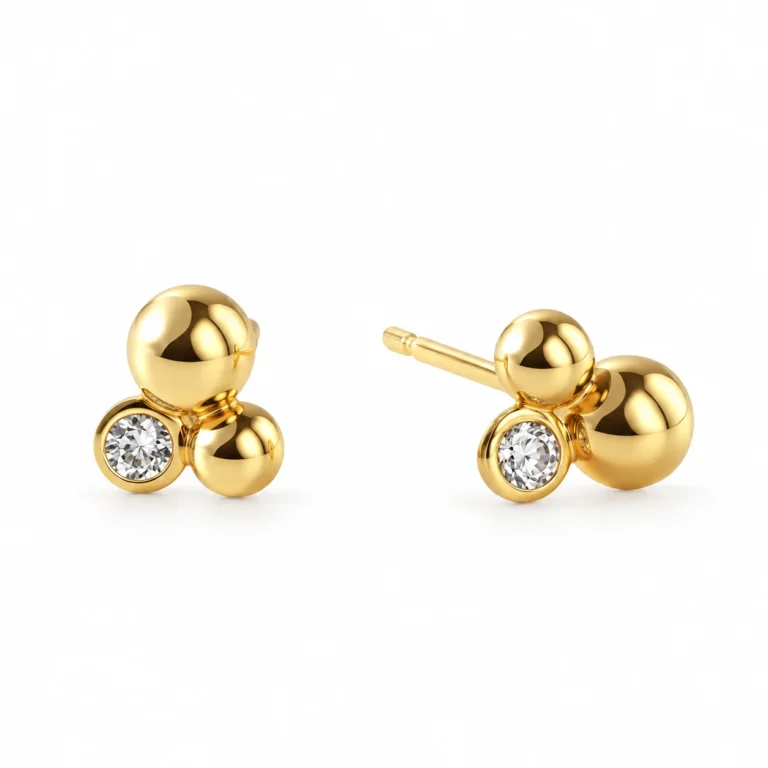 Celeste Stud Earrings GP