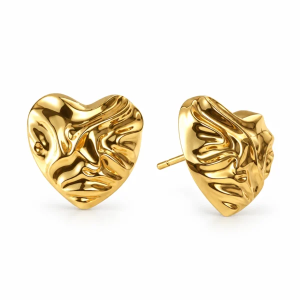 fragile heart earrings