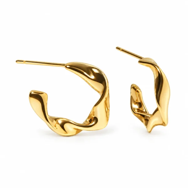 twist earrings
