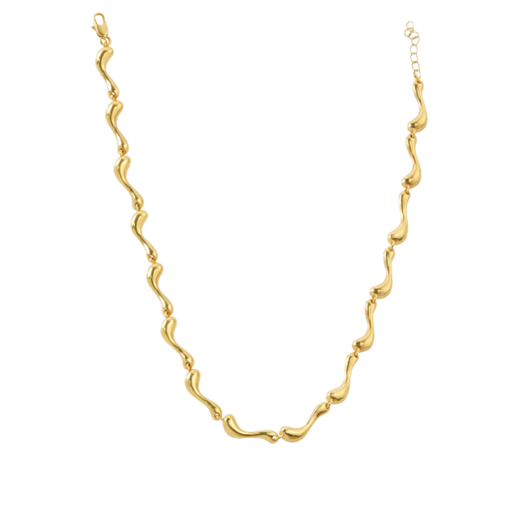 Flow Necklace GP en del af Nature-kollektionen fra Spinning Jewelry